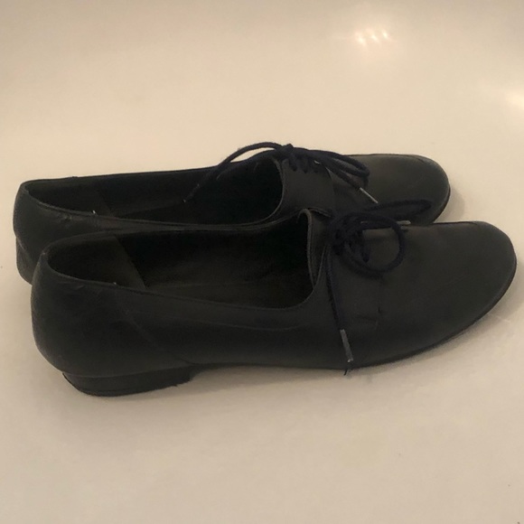 Chanel Navy Blue Leather Loafers - Picture 7 of 15